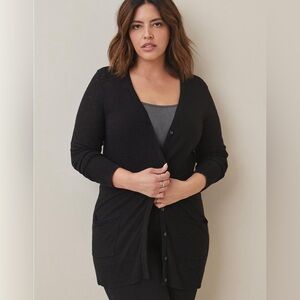 Torrid boyfriend cardigan